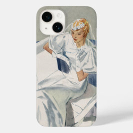 Vintage Wedding, Mid Century Modern Art Deco Case-Mate iPhone Hülle