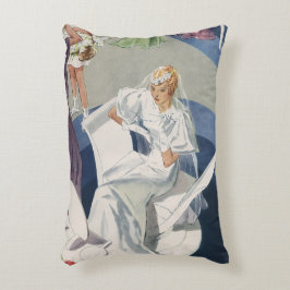 Vintage Wedding, Mid Century Modern Art Deco Dekokissen