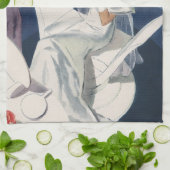 Vintage Wedding, Mid Century Modern Art Deco Geschirrtuch (Gefaltet)