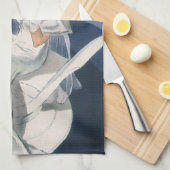 Vintage Wedding, Mid Century Modern Art Deco Geschirrtuch (Viertel Falte)