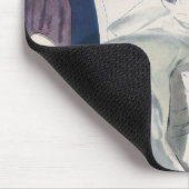 Vintage Wedding, Mid Century Modern Art Deco Mousepad (Ecke)