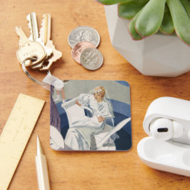 Vintage Wedding, Mid Century Modern Art Deco Schlüsselanhänger