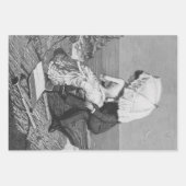 Vintage Wedding, Neuauflage am Strand Geschenkpapier Set (Vorderseite)