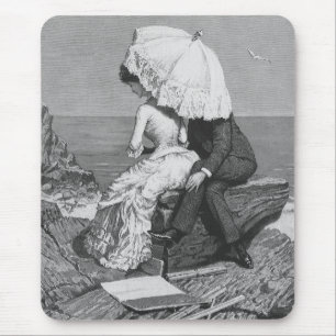 Vintage Wedding, Neuauflage am Strand Mousepad