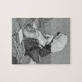 Vintage Wedding, Neuauflage am Strand Puzzle (Horizontal)