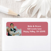 Vintage Wedding Newlyweds, Happy Bridge and Groom (Insitu)