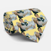 Vintage Wedding Newlyweds, Happy Bridge and Groom Krawatte (Gerollt)