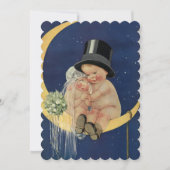 Vintage Wedding, Niedlich Retro Brautparty Party Einladung (Vorderseite)