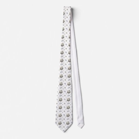 Vintage Wedding Pattern - Neck Tie Krawatte (Vorderseite)