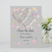 Vintage Wedding ,personalisiert (Stehend Vorderseite)