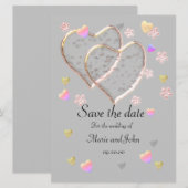 Vintage Wedding ,personalisiert (Vorne/Hinten)