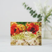 Vintage Wedding Postcard Postkarte (Stehend Vorderseite)