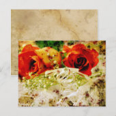 Vintage Wedding Postcard Postkarte (Vorne/Hinten)