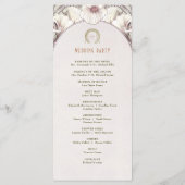 Vintage Wedding Programm Jugendstil von Mucha (Rückseite)