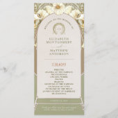 Vintage Wedding Programm Jugendstil von Mucha (Vorderseite)