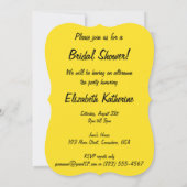 Vintage Wedding, Retro Bride Brautparty Party Einladung (Rückseite)