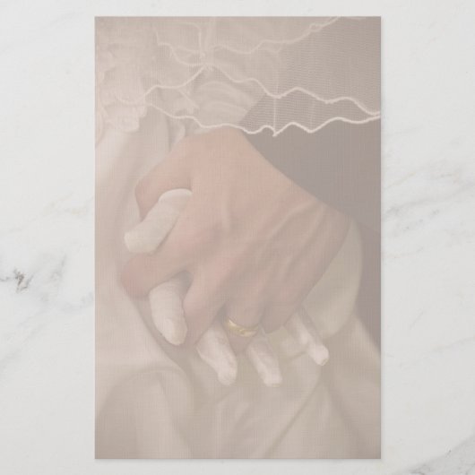 Vintage Wedding Stationery Briefpapier (Vorderseite)