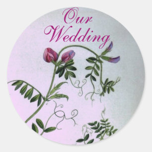 Vintage Wedding Sticker