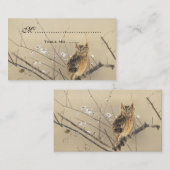 Vintage Wedding Table Cards, japanisches Euling Platzkarte (Vorne/Hinten)