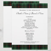 Vintage Wedding, Tartan Davidson Modernes Muster (Vorne/Hinten)
