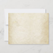 Vintage WEDDING Telegramme Einladung (Rückseite)