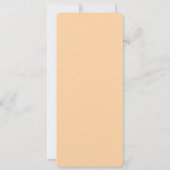 Vintage Wedding Ticket Einladung (Rückseite)