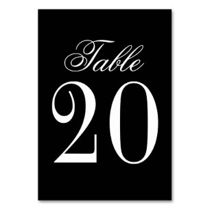 Vintage Wedding Tischnummer