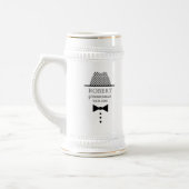 Vintage Wedding Trauzeuge Bierglas (Links)