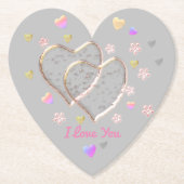 Vintage Wedding Untersetzer (Vorderseite)