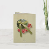 Vintage Wedding Vielen Dank Cards Boho Lace Dankeskarte (Rückseite)