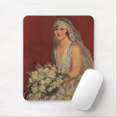 Vintage Wedding, Viktorianisch Bride Bridal Portra Mousepad (Mit Mouse)