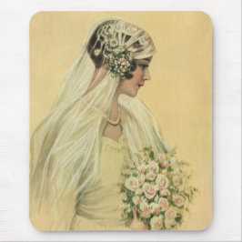 Vintage Wedding, Viktorianisch Bride Bridal Portra Mousepad