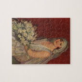 Vintage Wedding, Viktorianisch Bride Bridal Portra Puzzle (Horizontal)