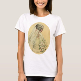 Vintage Wedding, Viktorianisch Bride Bridal Portra T-Shirt