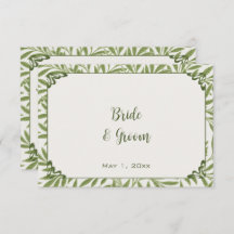 Vintage Wedding, Viktorianisch Willow Blätter Patt