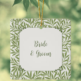 Vintage Wedding, Viktorianisch Willow Blätter Patt Keramikornament