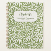 Vintage Wedding, Viktorianisch Willow Blätter Patt Planer (Vorderseite)