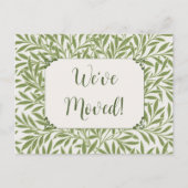 Vintage Wedding, Viktorianisch Willow Blätter Patt Postkarte (Vorderseite)