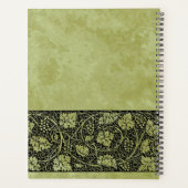 Vintage Wedding, Viktorianische Blätter für Weintr Planer (Rückseite)