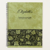 Vintage Wedding, Viktorianische Blätter für Weintr Planer (Vorderseite)