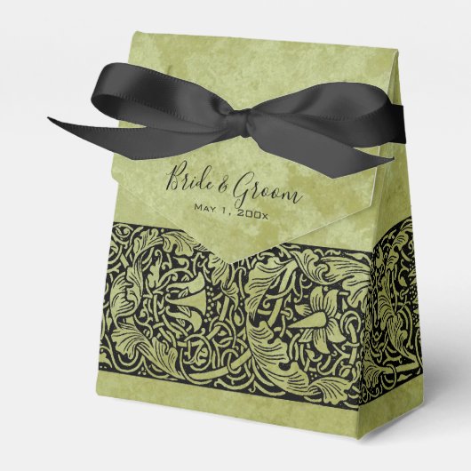 Vintage Wedding, Viktorianische Blume Blumenrolle Geschenkschachtel (Vorderseite)