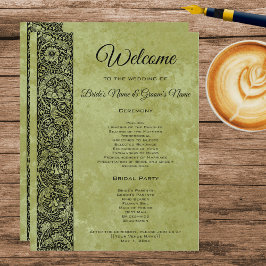 Vintage Wedding, Viktorianisches Blumenstuhl Progr