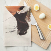 Vintage Wedding Vorschlag, Liebe und Romantik Geschirrtuch (Viertel Falte)