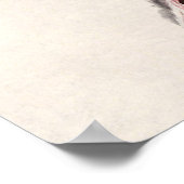 Vintage Wedding Vorschlag, Liebe und Romantik Poster (Ecke)