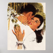 Vintage Wedding Vorschlag, Liebe und Romantik Poster (Vorne)
