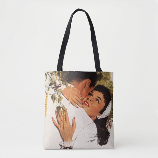 Vintage Wedding Vorschlag, Liebe und Romantik Tasche (Vorderseite)