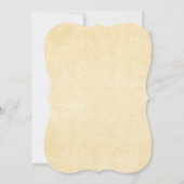 Vintage Wedding Wirbel Einladung von Green Cream (Rückseite)