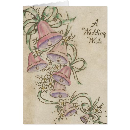 Vintage Wedding Wunsch mit Glocken (Vorne)