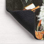 Vintage Wedding Zeremonie mit Braut und Bräutigam Mousepad (Ecke)