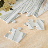 Vintage Wedding Zeremonie mit Braut und Bräutigam Puzzle (Seite)